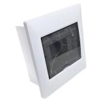 Din Rail Distribution Box 6 Way Flush