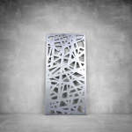 Wall Art D061 - 1040 X 535 X 20 Indoor Matt Silver Cool White