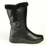 Fur Boot - Black - 8