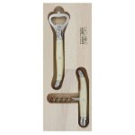Andre Verdier Apero 2PC Set Corkscrew & Bottle Opener - Ivory Black 744+748