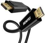 1.8 M Displayport Male To HDMI Male Cable Used Connecting Primary Devices With Displayport To Monitors With HDMI Equipped With G