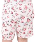 Ladies Floral Pj Shorts - 6XL Pink