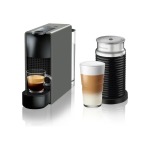 Nespresso Essenza Bundle 1450W MINI Automatic Espresso Machine With Aeroccino Milk Frother - Intense Grey