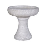 Bird Bath - Small 315MM X 310MM Flinted White