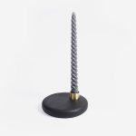 Emerging Creatives Manu Candle Holder - Ebony