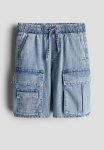 Cargo Shorts - Light Denim Blue