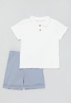 PoP Candy Golf Shirt & Short Set - Blue & White