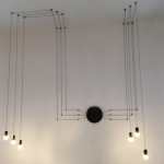 LED Symmetrical Wire Pendant 6 Light