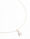 Silver Elegant Pear Shaped Cubic Zirconia Necklace