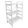 Barcelona White 3-TIER Bookshelf/ Display Shelf