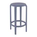 Tom 65 Kitchen Stool - Polypropylene - Black