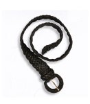 Stretchy Woven Belt - Black Free