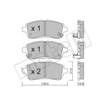 Stone Brake Pad Set Front SP85580