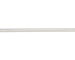 25MM Steel Curtain Rod - Brushed Silver 2.0M