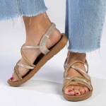 Madison Bling Sandal - Gold - 8