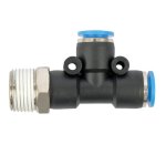 AirCraft Pu Hose Fitting Tee 8X8MM X 3 8"M