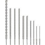 Bosch 10 Piece Pro Sds PLUS-5X Hammer Drill Bits 5-22MM Assortment
