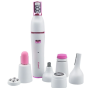 Kemei 7 In 1 Facial Massager Cleansing Epilator Set