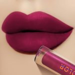 1PC Lip Glaze Matte Berry Purple Long Lasting Waterproof Liquid Lipstick Lip Stain Lip Tint Moisturizing Lip Balm High Pigmented