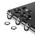 Metal Ring Camera Lens Tempered Glass Lens Protector For Samsung S22 Ultra