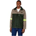 Site Premium Two-tone Polycotton Jacket Reflective Arms Yellow Tape