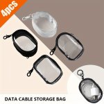 MINI Transparent Travel Bag With Zipper Closure Compact Design Bag Perfect For Travel And Accessories 10.49CMX 6.5CM