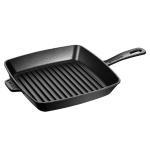 Staub American Square Cast Iron Grill Pan 26CM Black