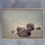 Quintessentially Quiet 2 Art Print - 100CM X 150CM Framed Canvas With Natural Wood Frame