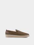 Will Hi Shine Leather Slip On - Taupe - Taupe Brown 11