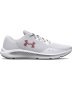 Women's Ua Charged Pursuit 3 Metallic Running Shoes - White / 3