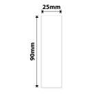 NB753 - - D101 Only - 25X75MM - 90 White Labels