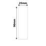 NB753 - NIIMBOT - D101 ONLY - 25X75MM - 90 WHITE LABELS