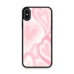 Custom Printed Tpu Cases - Apple Iphone X Apple Iphone XS & 39 Pink Hearts& 39 By