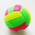 Glow-in-the-dark Dog Chew Ball - Durable Non-toxic Plastic For All Breeds - Interactive Play & Dental Health