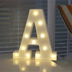 1PC English LED Letter Lights Proposal Birthday Decorations Holiday Party Decorations Interior Room Decorations Store Decoration