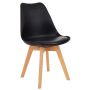 Nudekor - Emma Padded Chair - Black