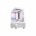 Syntech Antec CX200M Elite Micro-atx Itx Rgb Mini-tower Gaming Chassis - White
