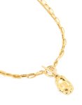 Waterproof Gold Plated Stainless Steel Chunky Fob Necklace