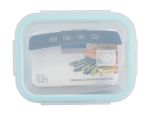 Glass Storage Container With Flip Lock Lid 1000ML -19X13X5.5CM