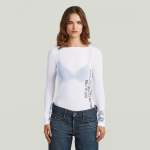 G-star Raw Stencil Boat Slim White T-Shirt - XL White
