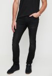 Jonathan D Basso Straight Leg Jean With Contrast Pocket - Black
