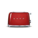 Smeg Red 50'S Retro Style 4 Slice Toaster - TSF02RDSA