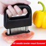 1PC Meat Tenderizer Needles Meat Tenderizer Tool 48 Needle Tender Meat Machine Stainless Steel Meat Tenderizer Needles Meat Tenderizers Hammer Kitchen Tools Kitchen Stuff Kitchen Gadgets