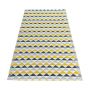 Indoor / Outdoor Plastic Rug - Triangles Yellow - 200 X 120CM