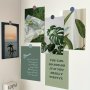 10PCS Green Small Fresh Card Indoor Bedroom Wall Decoration Diy Wall Sticker