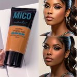 Micolour Foundation Matte + Poreless Liquid Makeup Easy Blend Concealer For Flawless Finish Natural Moisturizing Longwear Suitab