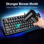 USB Rechargeable Electric Dust Blower - 4000MAH Portable Keyboard & PC Cleaner With Jet Dryer No Cans Needed