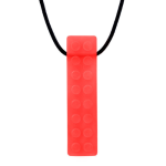 ARK Brick Stick Chewable Necklace - Translucent Red