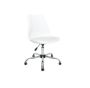 Replica Eames Chair With Wheels - White