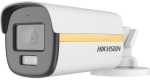 Hikvision DS-2CE12DF3T-LFS 2MP Smart Hybrid Light Colorvu 2.8MM Fixed Bullet Camera 40M Ir 130DB Wdr 4 Switchable Signals Tvi ah